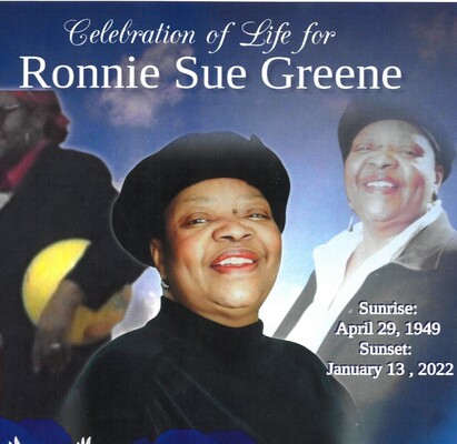 Ronnie Sue Greene Obituary